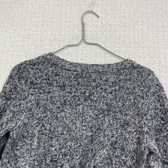 Tommy Hilfiger Womens Pull Over Sweater Chunky 3D Cable Knit Sz M Grey Cozy - Picture 14 of 14